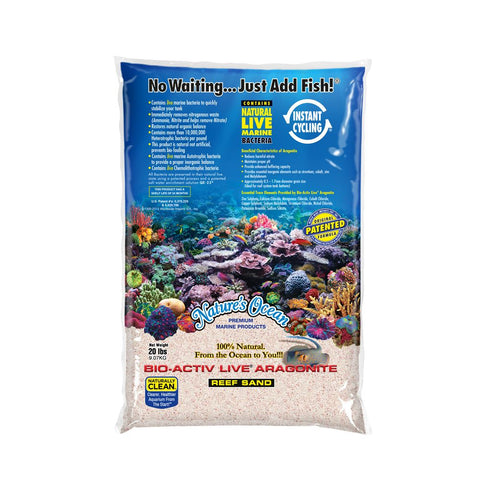 World Wide Imports Nature's Ocean Bio-Activ Live Marine Aragonite - Samoa Pink Reef Sand Samoa Pink 10 lbs - WI 20801