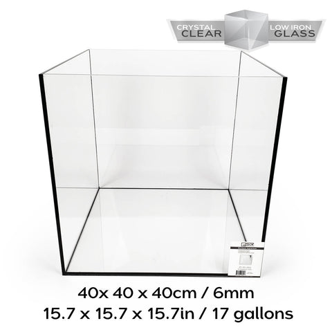 SR Aquaristik Rimless Aquariums 24 gallons - 45 x 45 x 45cm (17.7" x 17.7" x 17.7") 6 mm glass thickness - SRA 5849