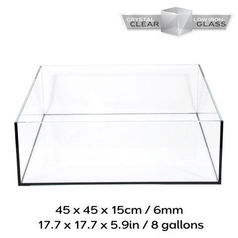 SR Aquaristik Rimless Aquariums 10 gallons - 60 x 25 x 25cm (23.6" x 9.8" x 9.8") 8 mm glass thickness - SRA 5857