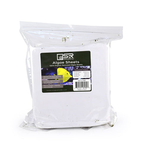 SR Aquaristik Organic Seaweed Algae Sheets 100 Sheets - SRA 3180